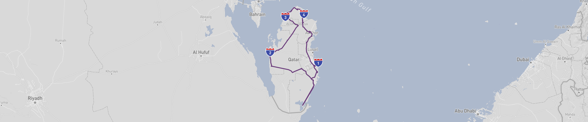 Itirinário Qatar