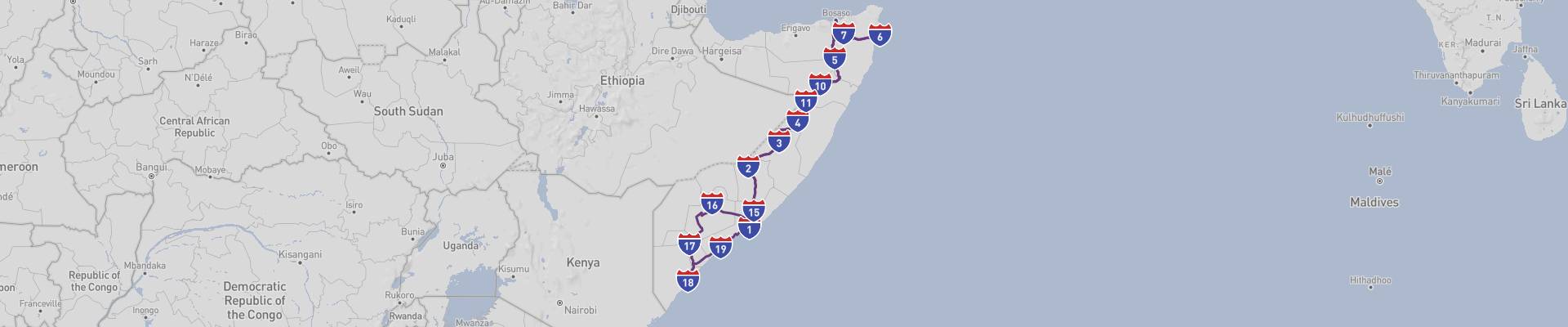 Itinéraire Somalia 
