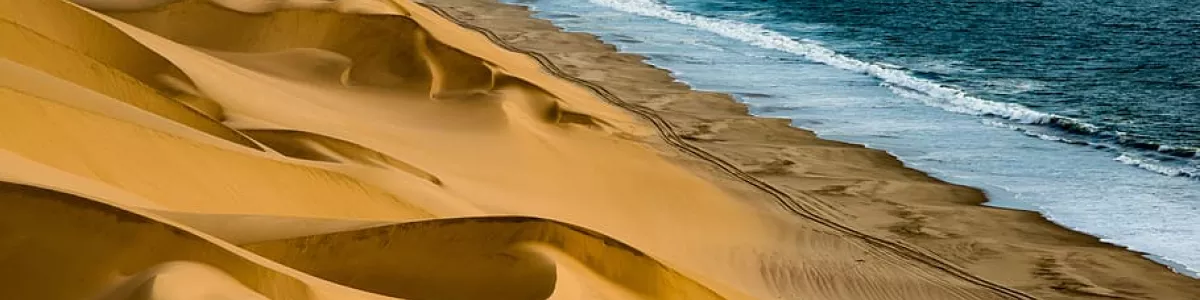 dunes, sea, coast, namibia, africa, water, sand, dessert, land, beach |  Pxfuel