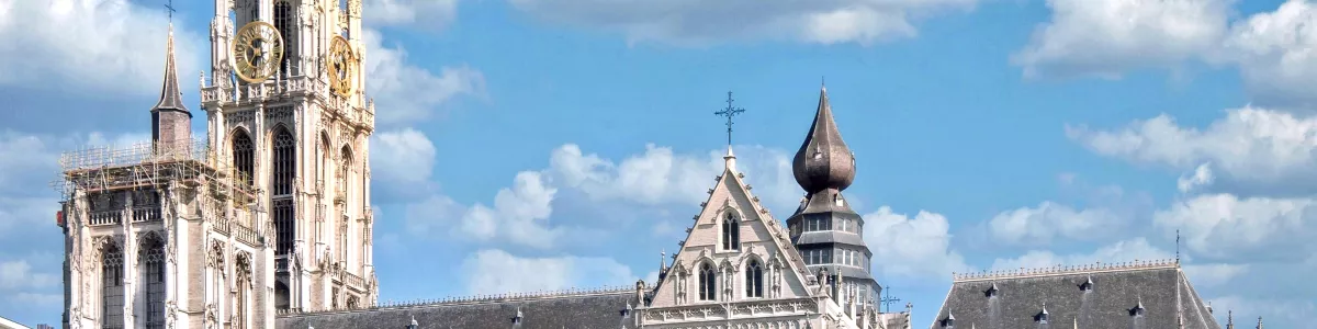 File:View of Antwerp Cathedral from the ...