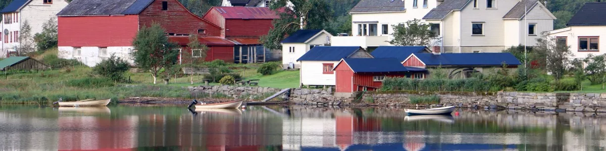 Norwegian village